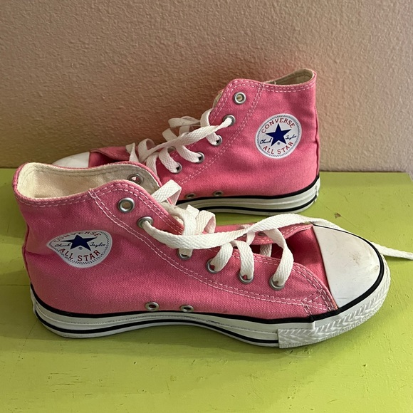 Converse Shoes Pink High Top Converse All Stars Sneakers Women Size